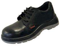 Ultima ULT 107 Grain Leather in Barton Print Metal Toe Safety Shoes Black_0