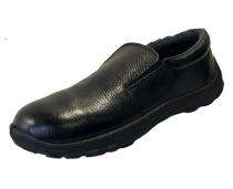 Ultima ULT 110 Grain Leather in Barton Print Metal Toe Safety Shoes Black_0