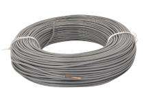 CROWN 0.75 sqmm FR Electric Wire Grey 90 m_0