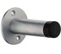 Kick Down Door Stopper Smooth Silver_0