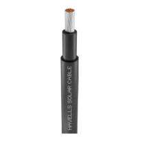 HAVELLS 1 Core 10 sqmm Flexible Tinned Copper Solar DC Cable BS EN 50618:2014 Black 100 m_0