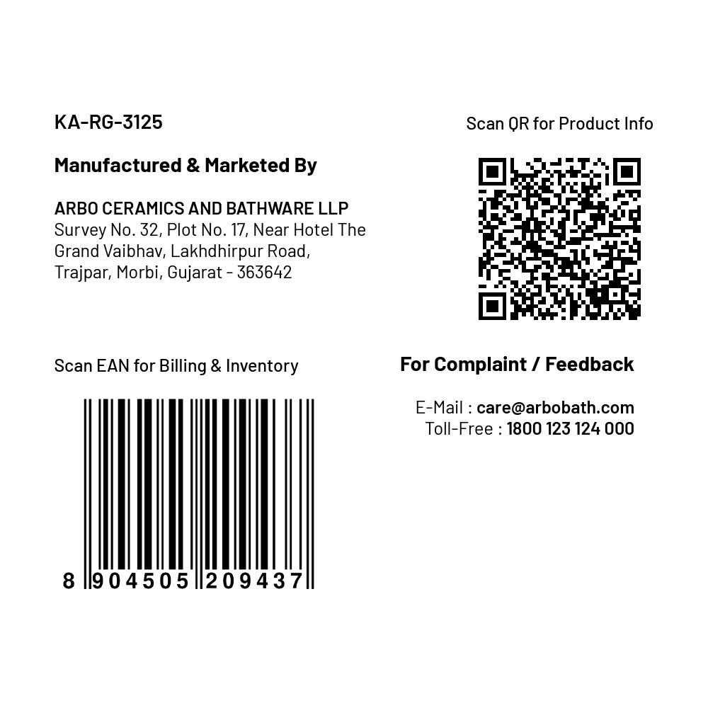 ARBO Chrome Plated Flush Valve Faucet KA-RG-3125_4