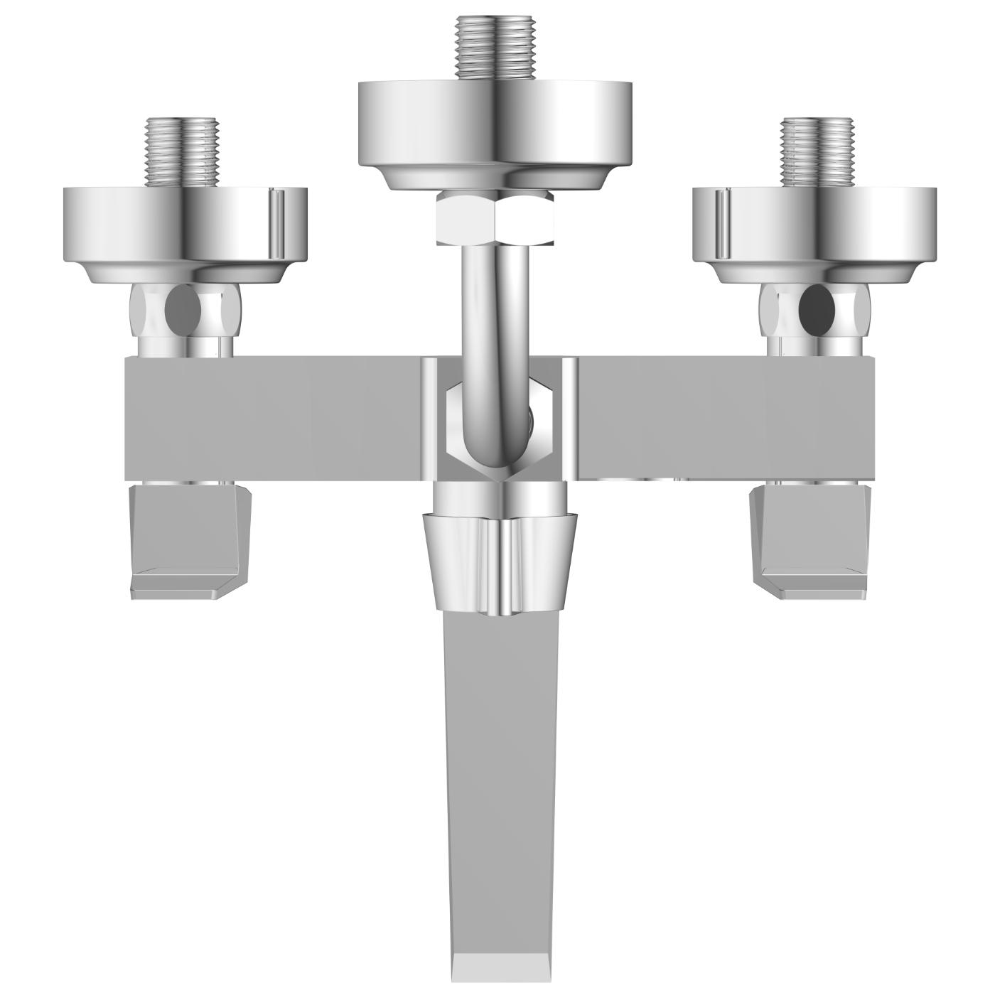 ARBO Chrome Plated Wall Mixers Faucet LV-2020_2
