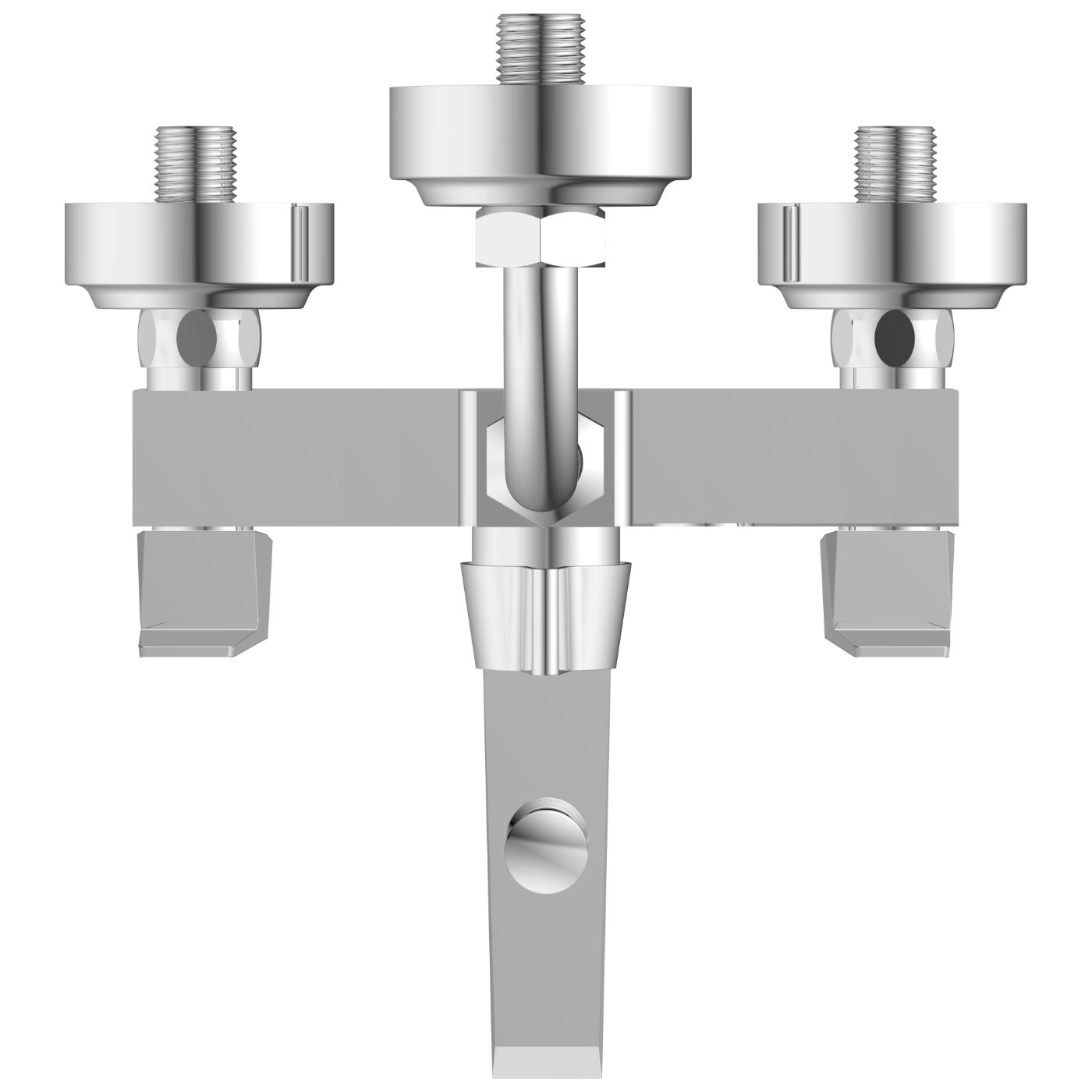 ARBO Chrome Plated Wall Mixers Faucet LV-2022_2
