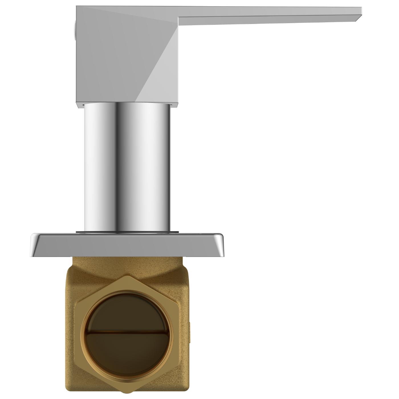 ARBO Chrome Plated Flush Valve Faucet LV-2025_2