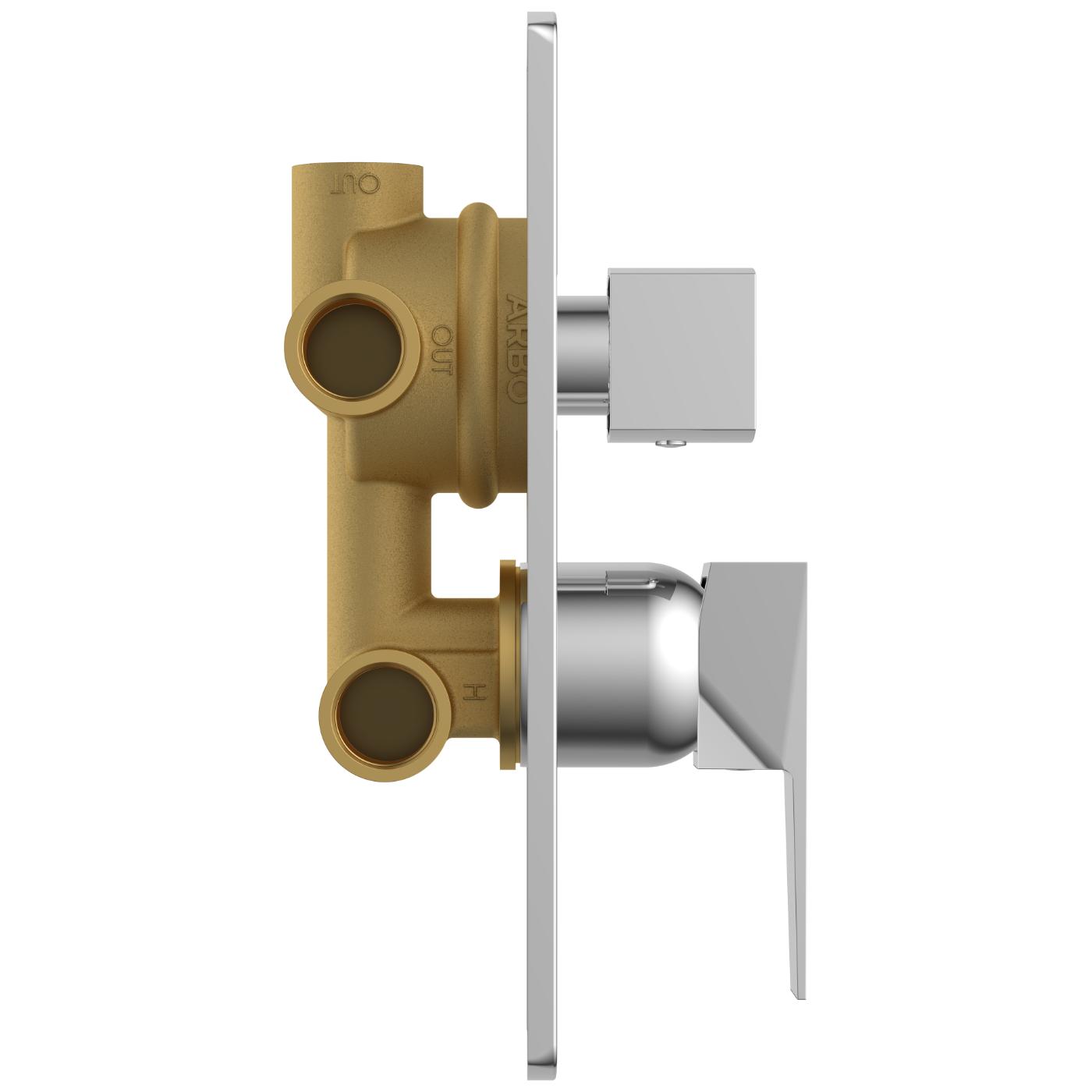 ARBO Chrome Plated Diverters Faucet LV-2053_1