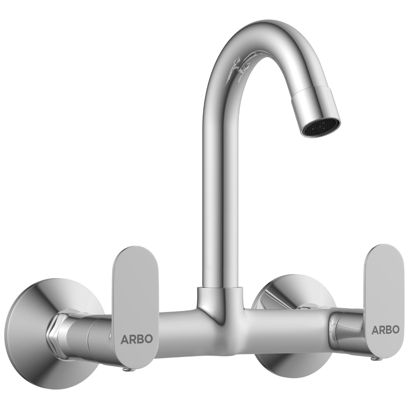 ARBO Chrome Plated Wall Mixers Faucet SL-2613_1