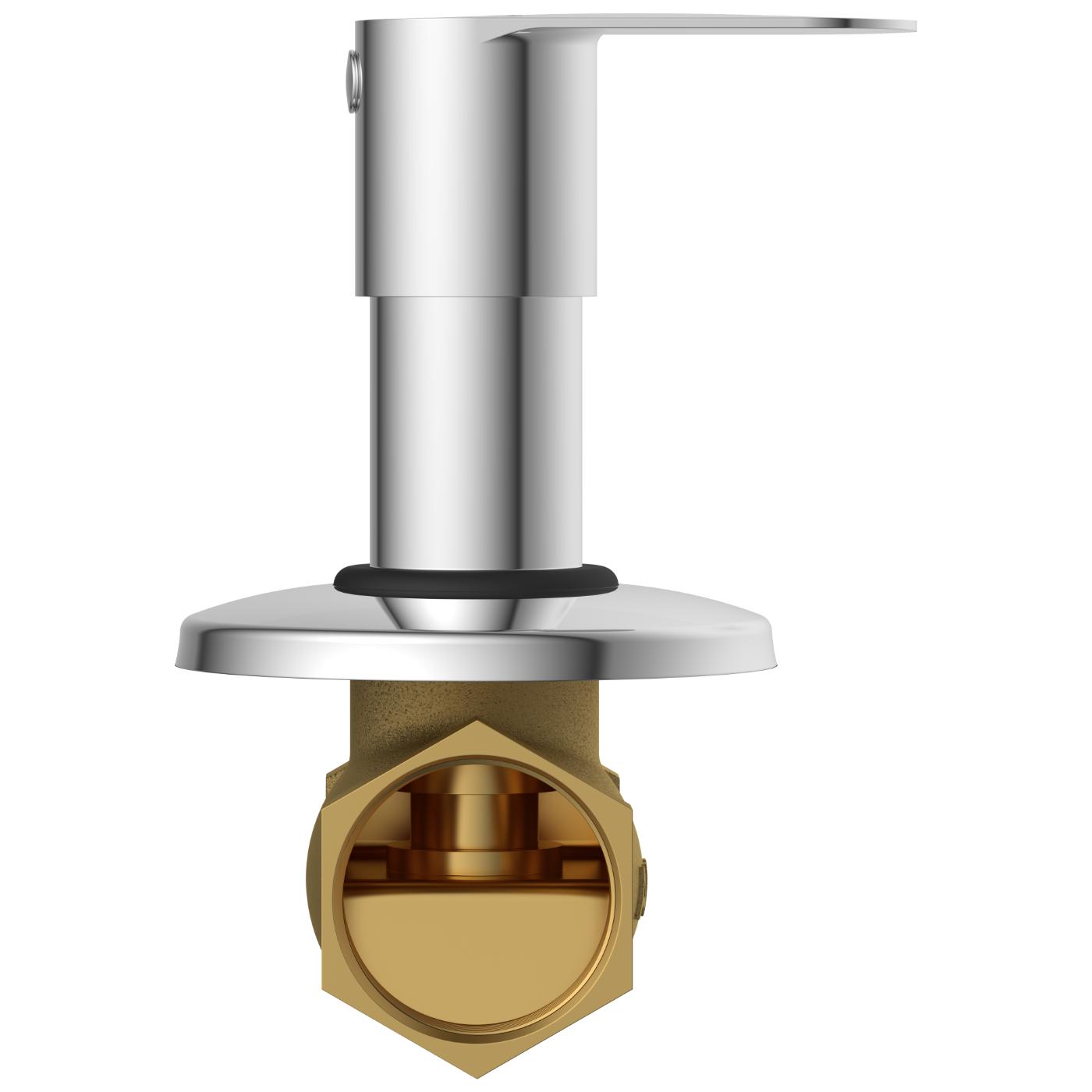 ARBO Chrome Plated Flush Valve Faucet SL-2625_2