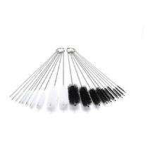 Nylon Bottle Cleaning Brush Stainless Steel White and Black_0