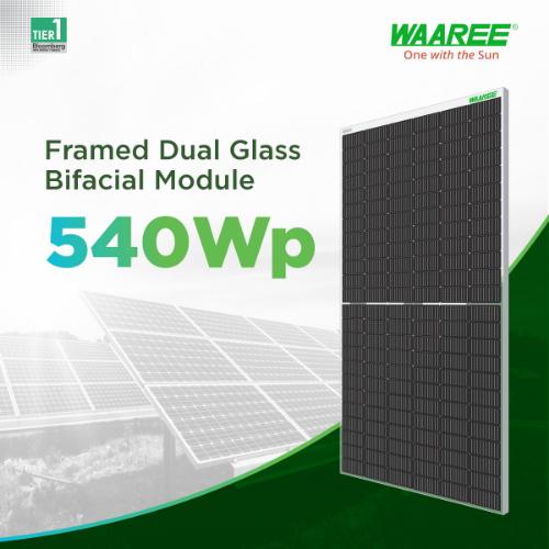 WAAREE Bi-55-540-2 540 W Mono PERC Bifacial Solar Panel_3