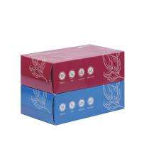 Majestic Facial Tissue Paper Box Plain 18 x 18 cm White_0