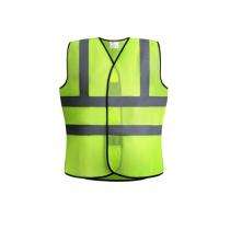 Refle Tech Polyester Safety Jackets M 2V1H Reflective Green_0