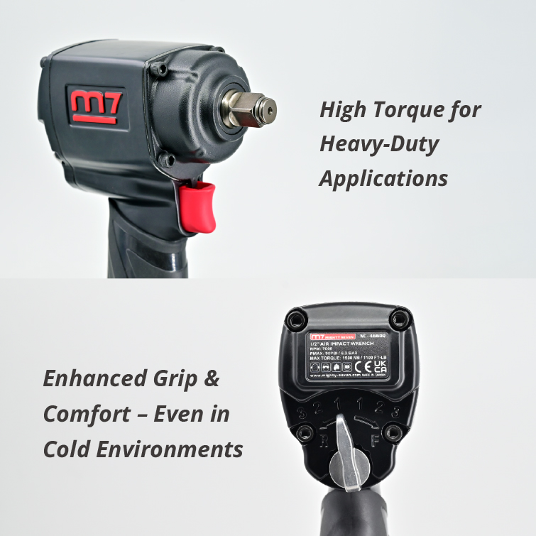 M7 32 mm Pneumatic Impact Wrenches NC-4660Q 1496 Nm_4
