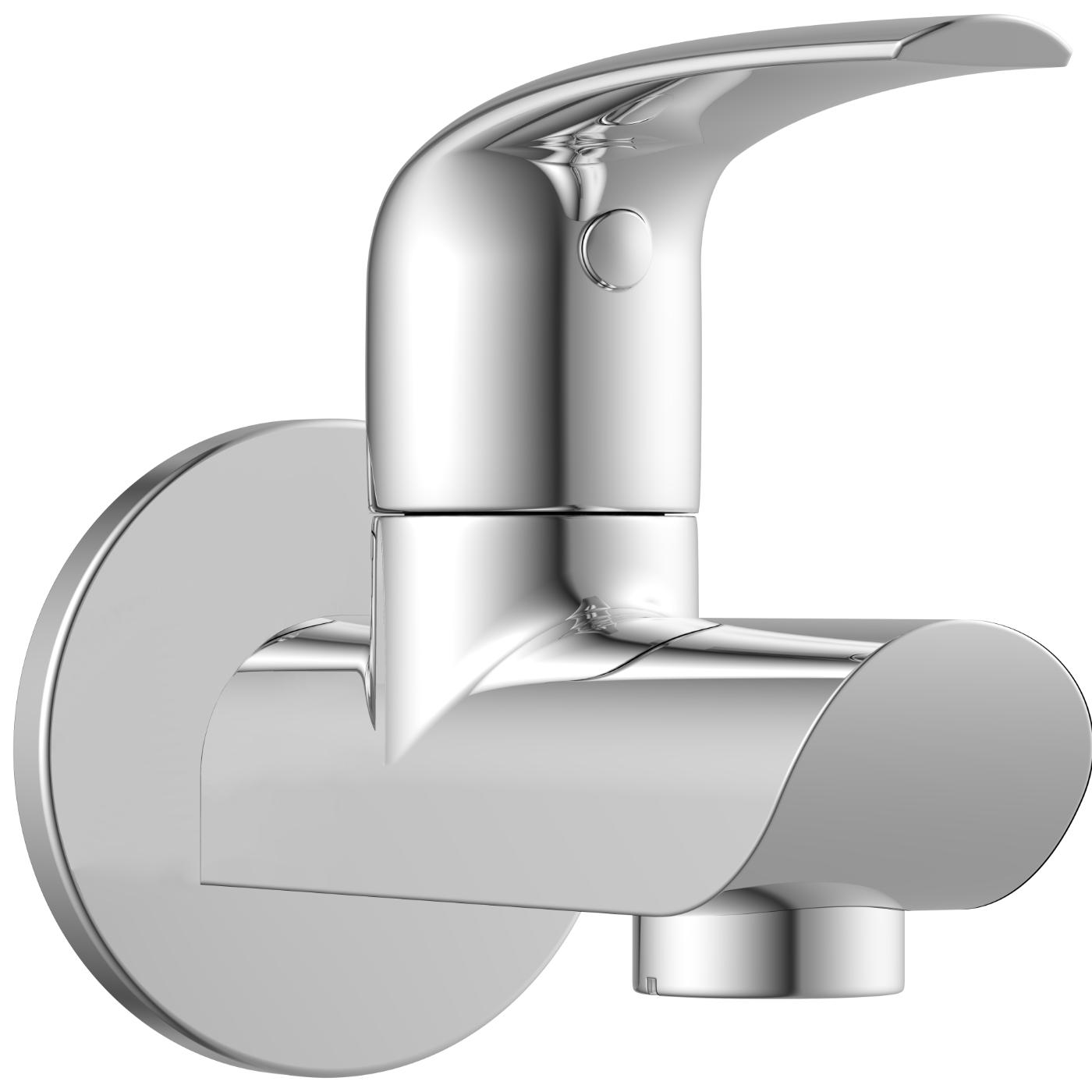 ARBO Chrome Plated Bib Cocks Faucet CM-2502_1