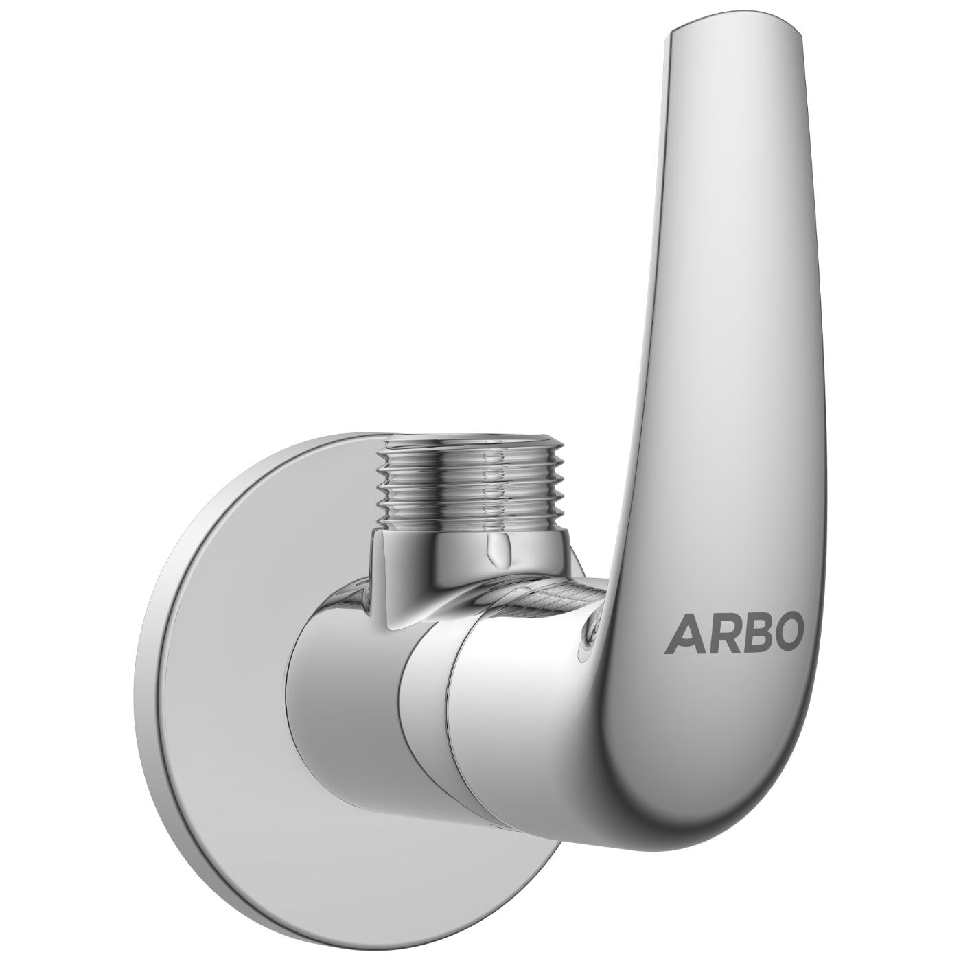 ARBO Chrome Plated Angle Cock Faucet CM-2504_1