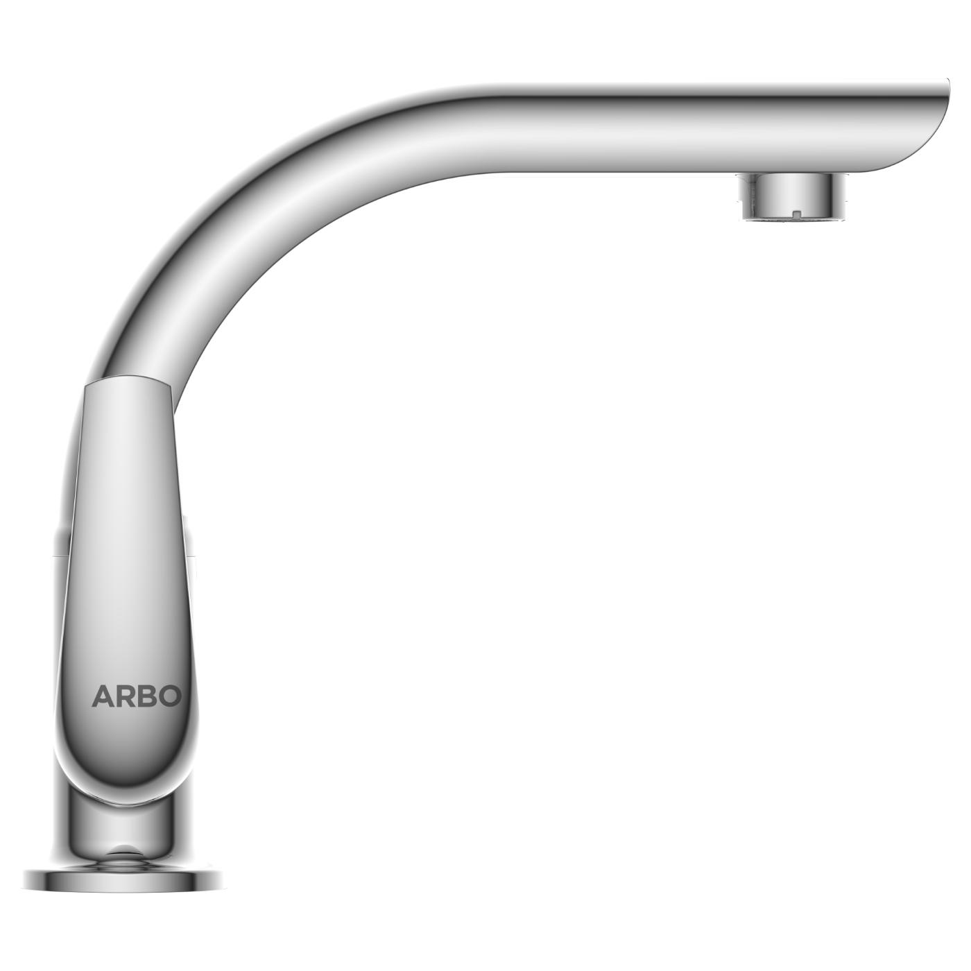 ARBO Chrome Plated Swan Neck Faucet CM-2511_2