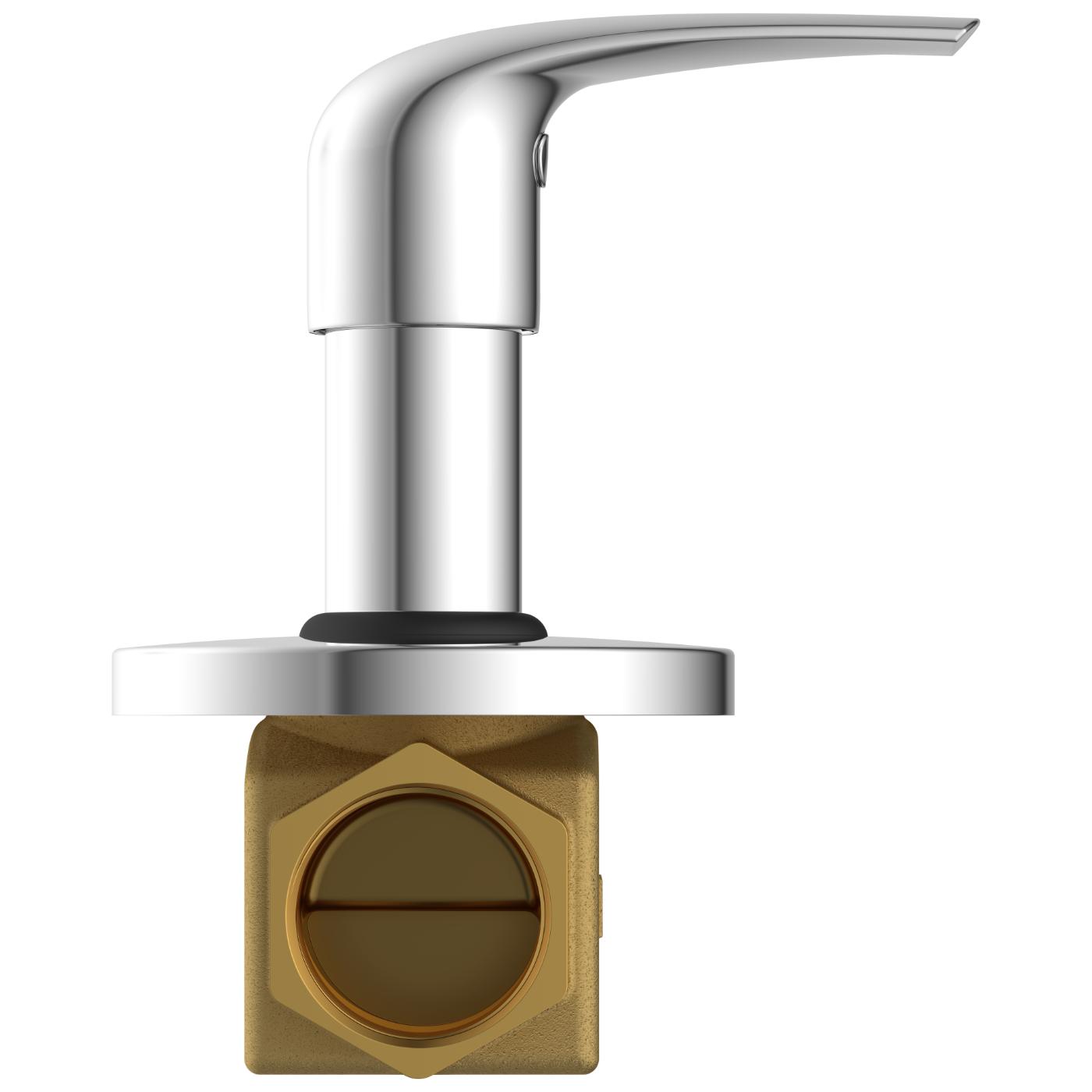 ARBO Chrome Plated Flush Valve Faucet CM-2525_2