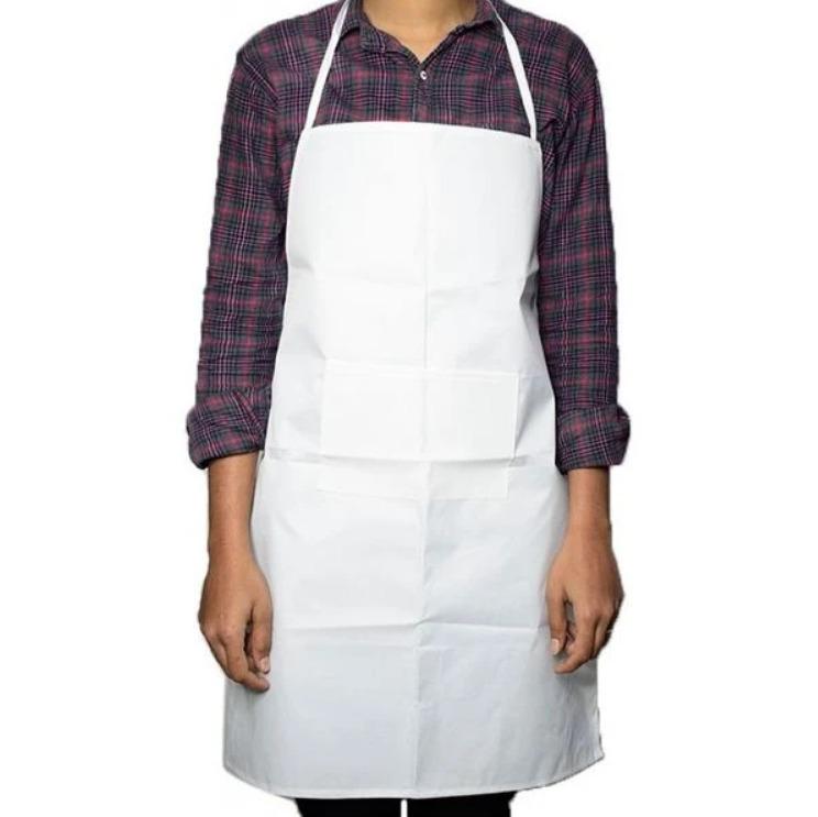 Cotton 110 gsm Aprons Medium White_1