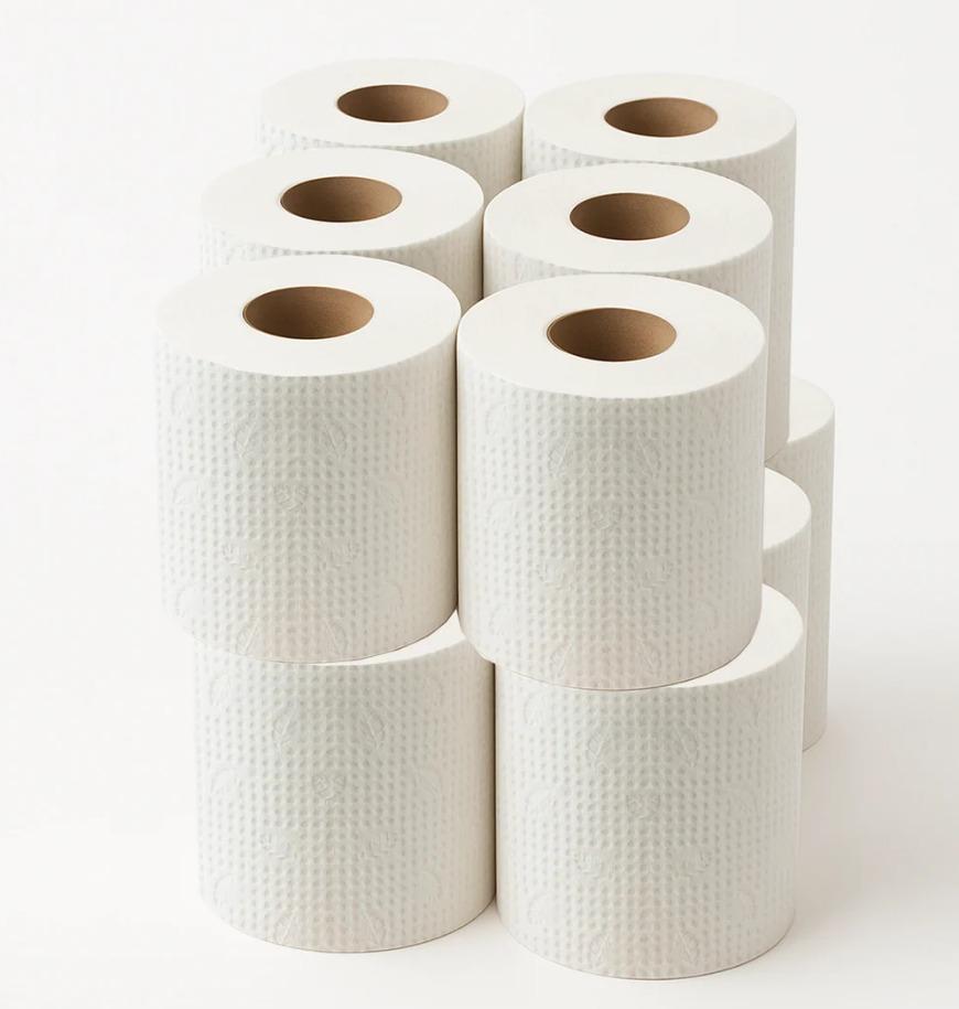 Toilet Tissue Paper 10 x 10 cm White_1