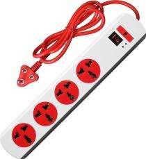 MX Spike and Surge Guard 4 Socket Universal 3 m Extension Board_0