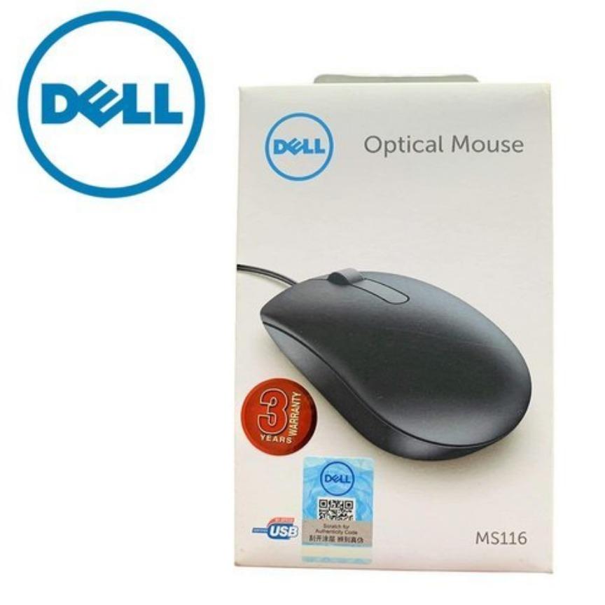 Dell Mouse MS116 Wired Optical 10.6 x 6.3 x 6.3 cm_1