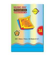 MUSIC 555 2 x 3 inch Blue Sticky Notes_0