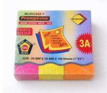 Music 555 25 x 75 mm Assorted Neon Sticky Notes_0