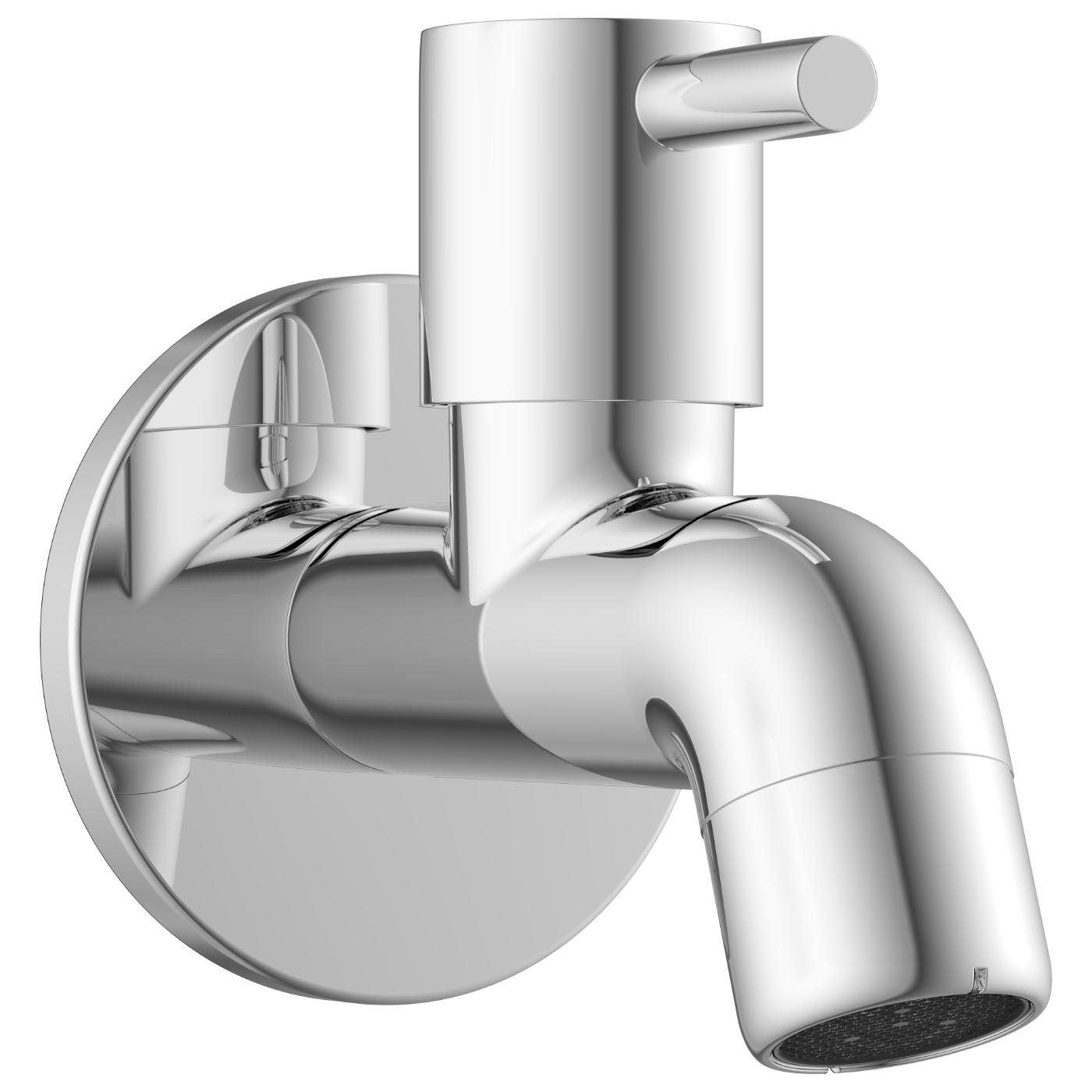 ARBO Chrome Plated Bib Cocks Faucet EL-1802_1