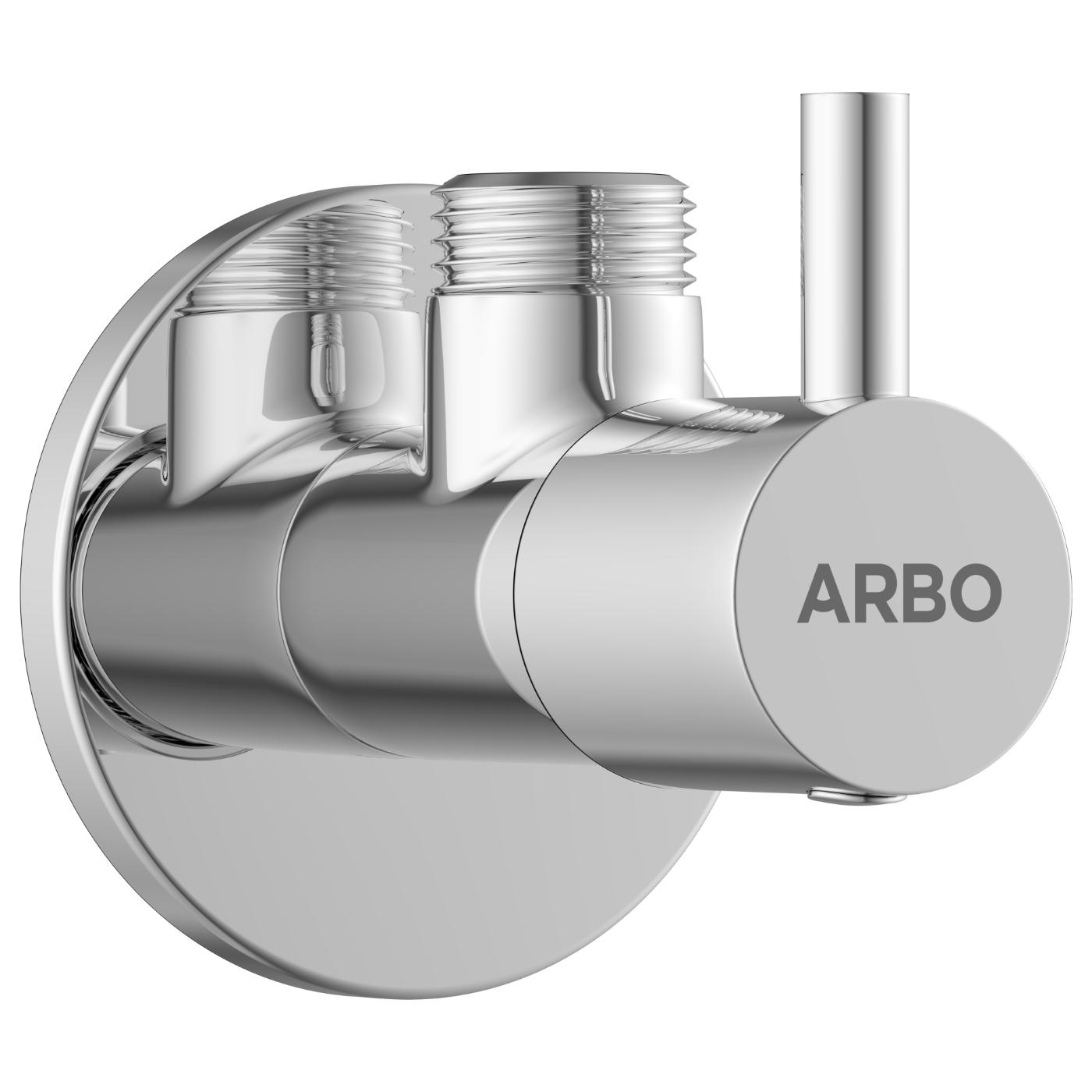 ARBO Chrome Plated Angle Cock Faucet EL-1804_1