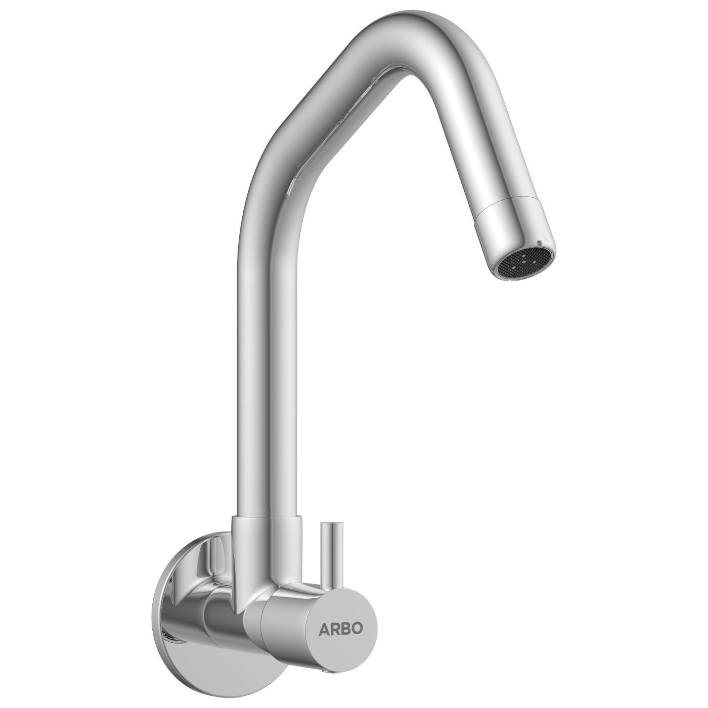 ARBO Chrome Plated Sink Cocks Faucet EL-1809_1