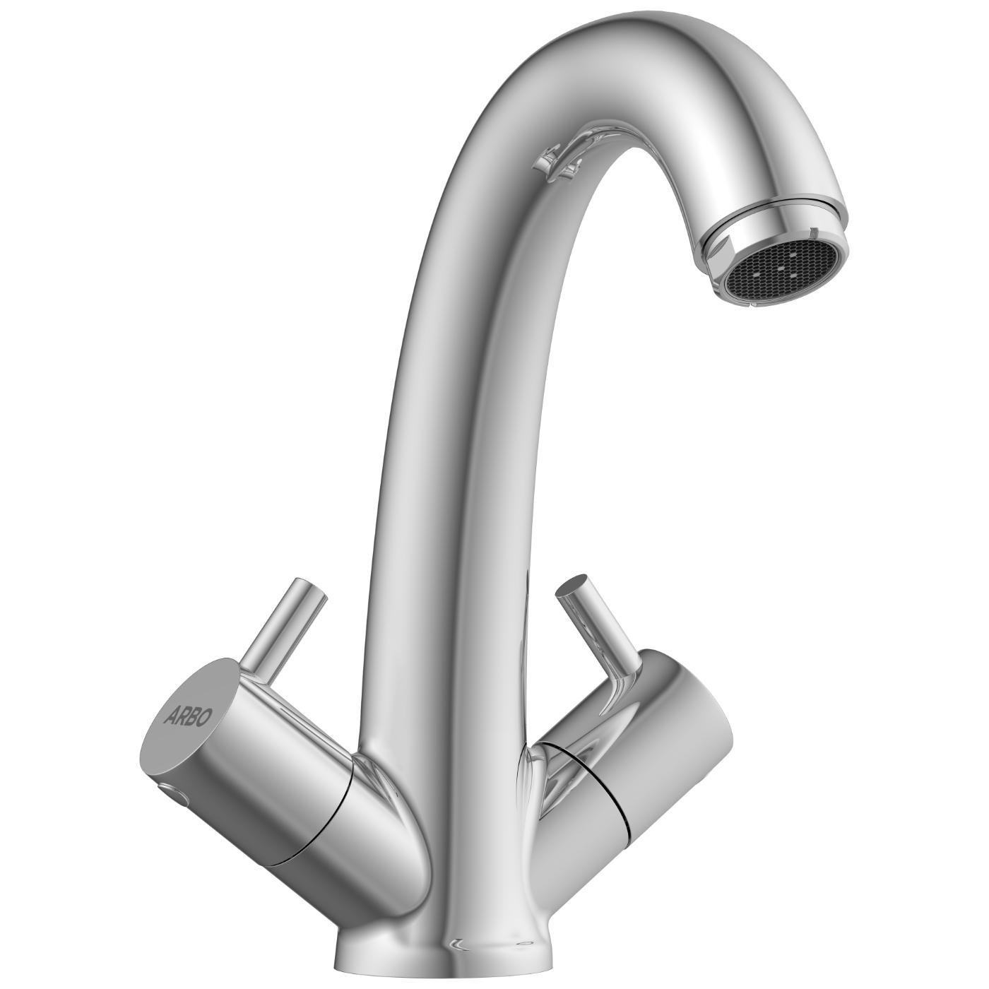ARBO Chrome Plated Basin Mixers Faucet EL-1815_1