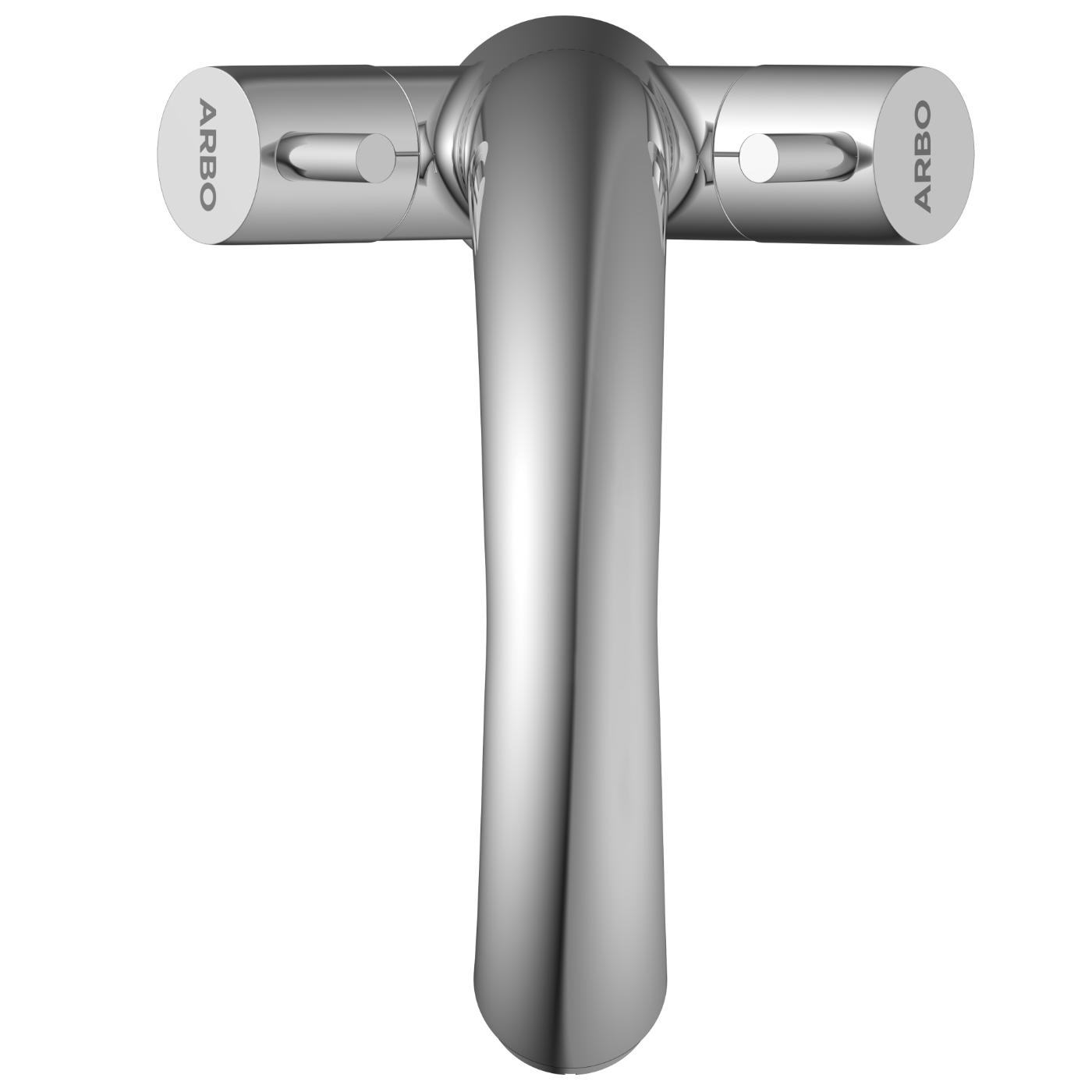 ARBO Chrome Plated Basin Mixers Faucet EL-1815_3