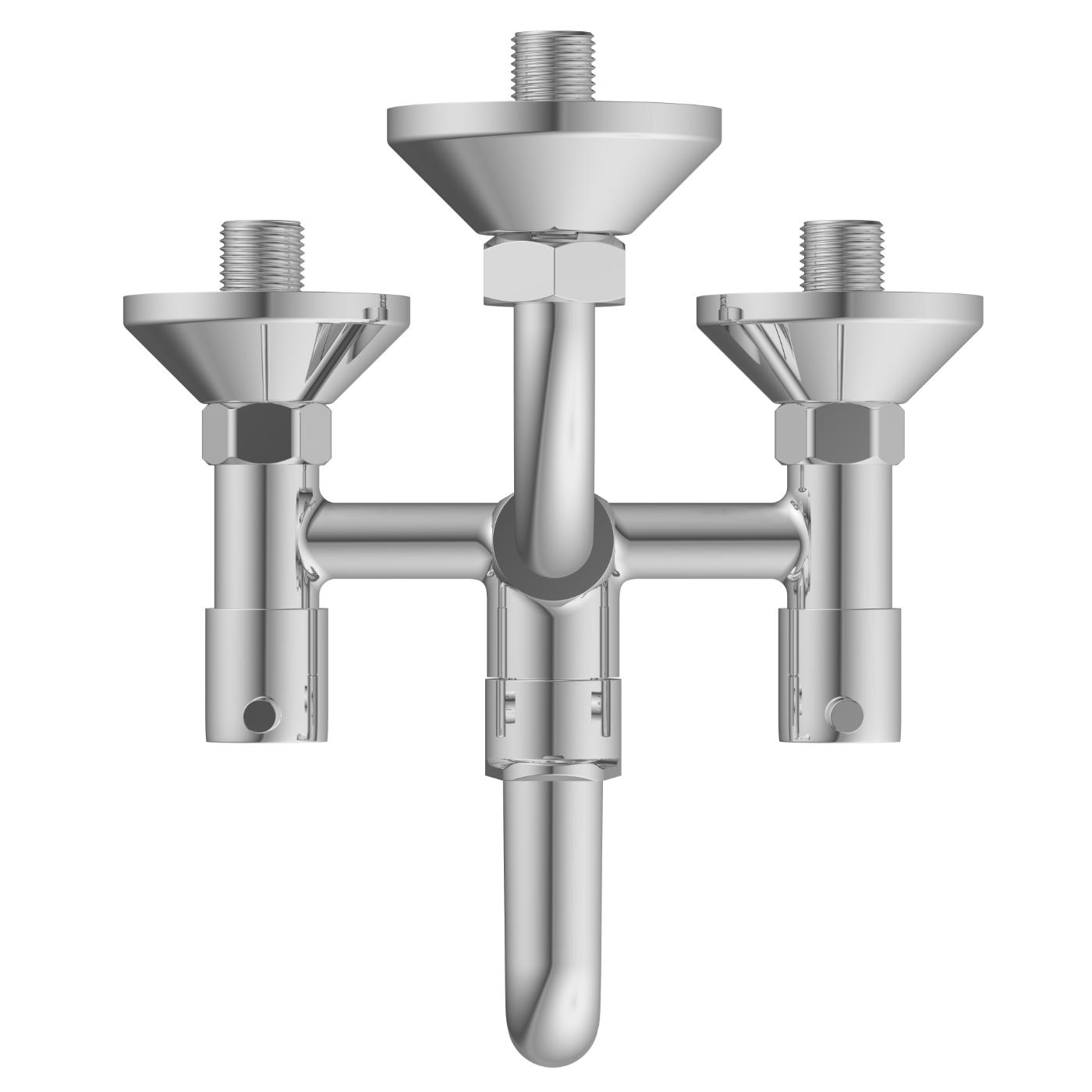 ARBO Chrome Plated Wall Mixers Faucet EL-1820_2