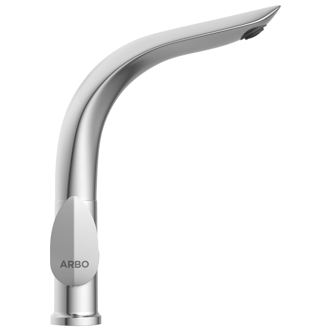 ARBO Chrome Plated Swan Neck Faucet KA-3111_2