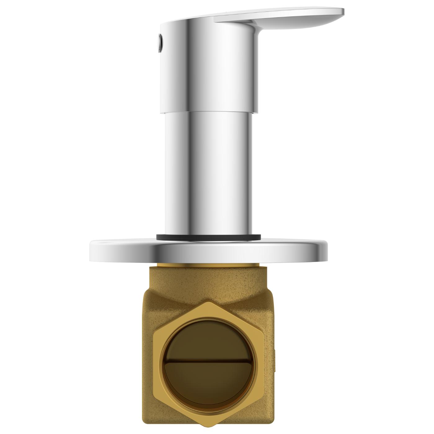 ARBO Chrome Plated Flush Valve Faucet KA-3125_2