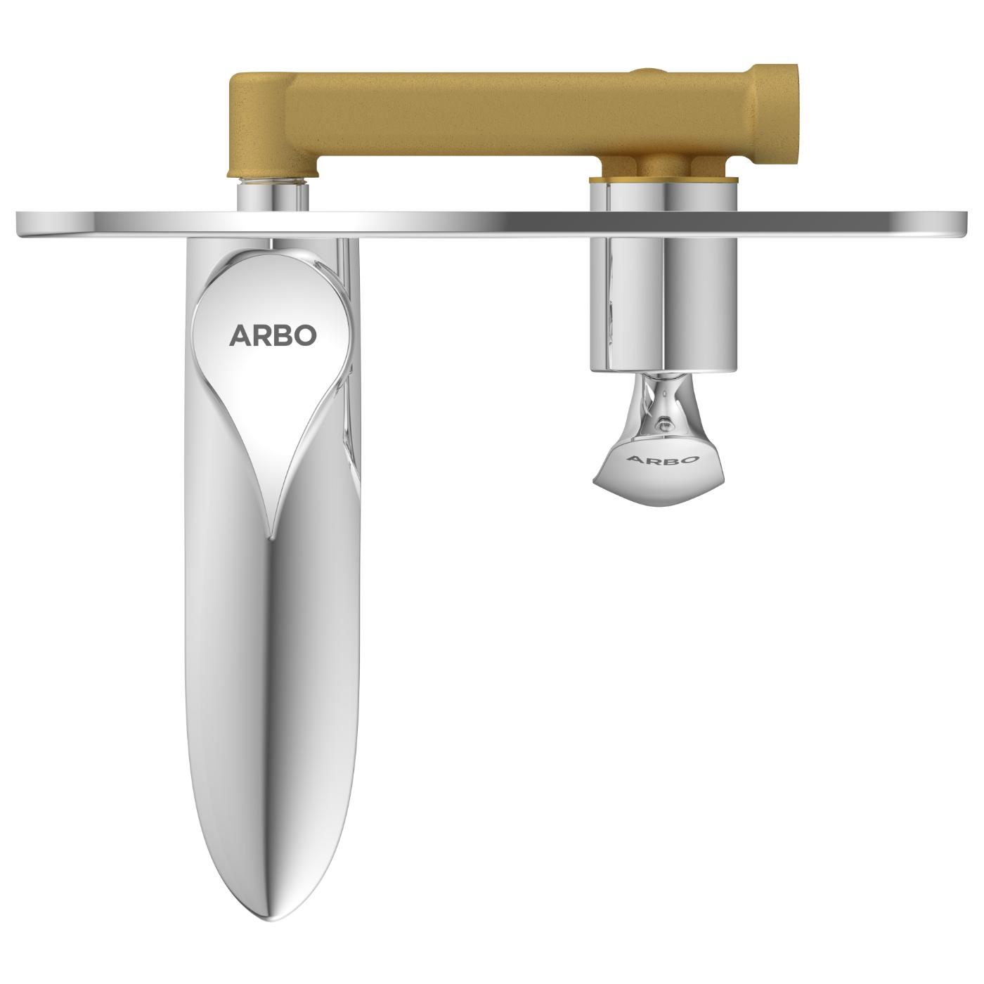 ARBO Chrome Plated Basin Mixers Faucet KA-3129_2