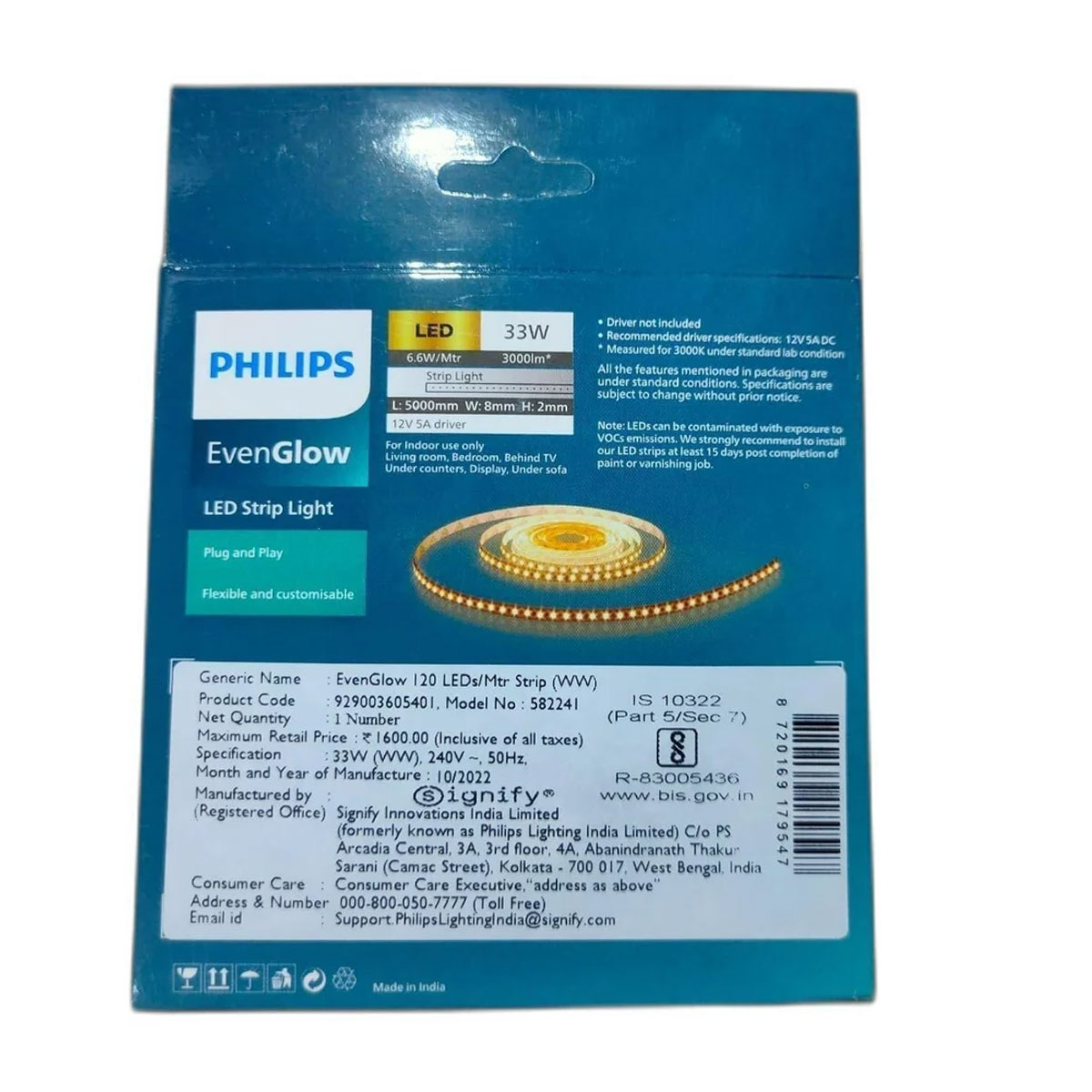 PHILIPS Warm White 5 m 33 W LED Strip Lights_3