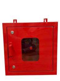 Stainless Steel Single Door Fire Hose Cabinet 500 x 500 x 200 mm JI-FHC-02 15 m_0