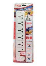 Spike and Surge Guard 6 Socket Universal 3 m Extension Board_0