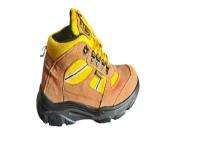 Royal Real Leather Alloy Steel Toe Safety Shoes Brown_0