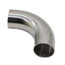 Karwad 90 deg 80 mm Silver Stainless Steel Pipe Elbow_0