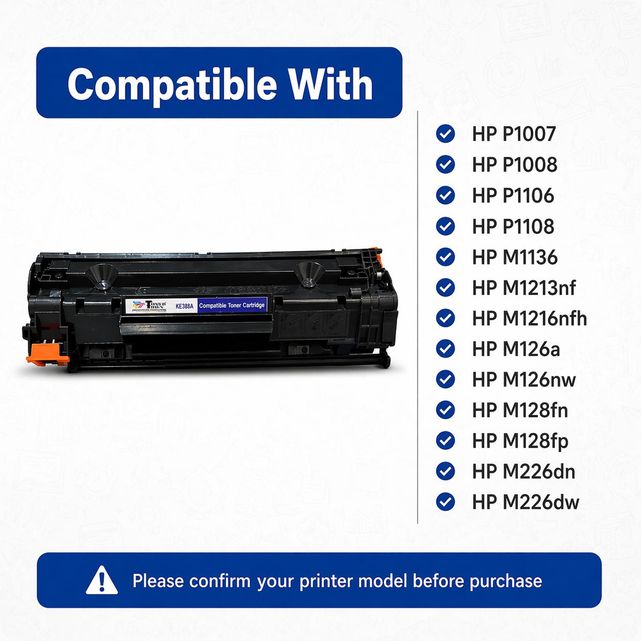 Toner Town Black Toner HP CC388A Compatible Ink Cartridge_2