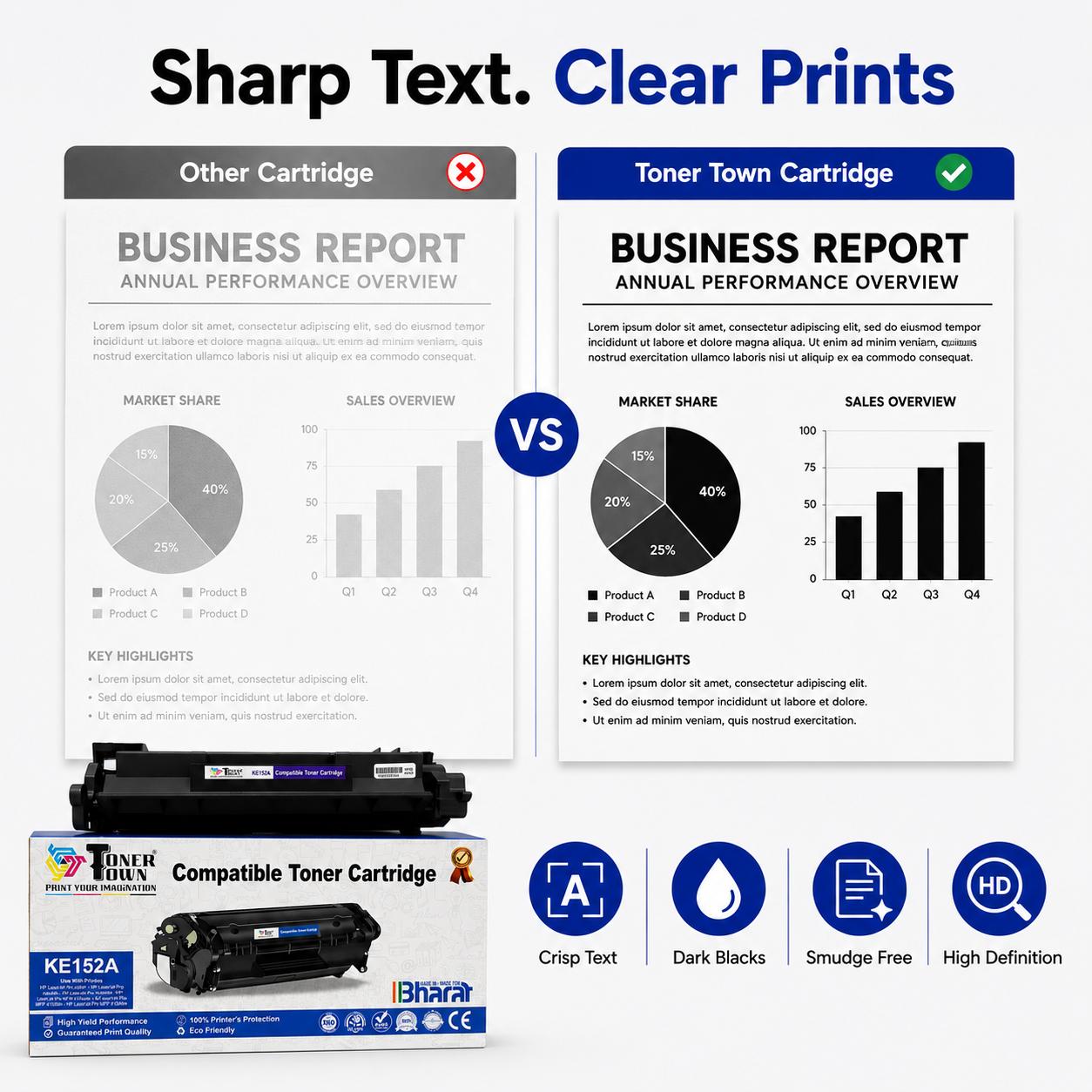 Toner Town Black Toner HP W1520A Compatible Ink Cartridge_3