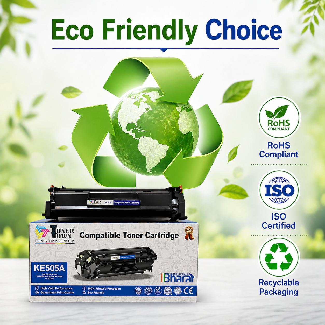 Toner Town Black Toner HP CE505A / CE505X Compatible Ink Cartridge_4