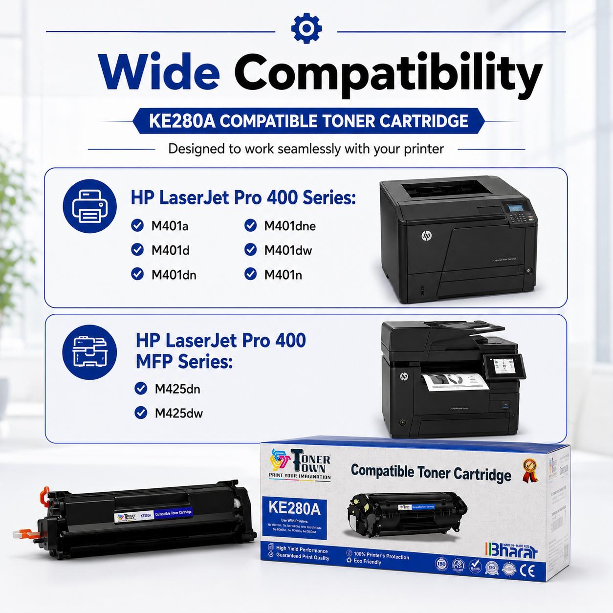 Toner Town Black Toner HP CF280A Compatible Ink Cartridge_2