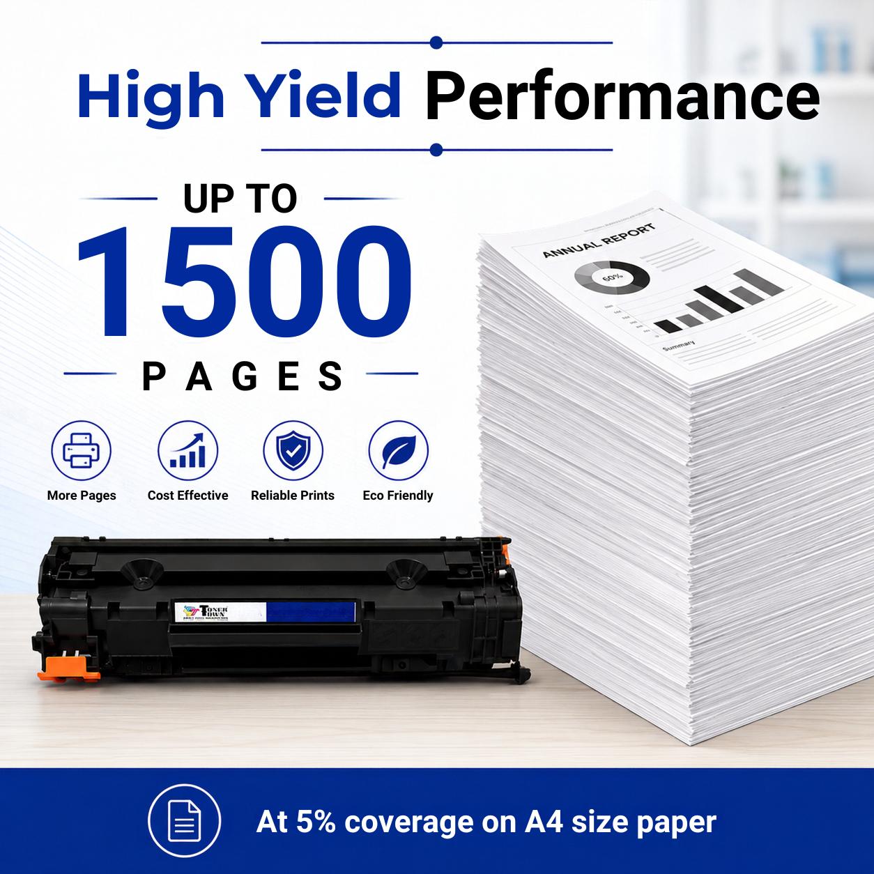 Toner Town Black Toner HP CE278A Compatible Ink Cartridge_1