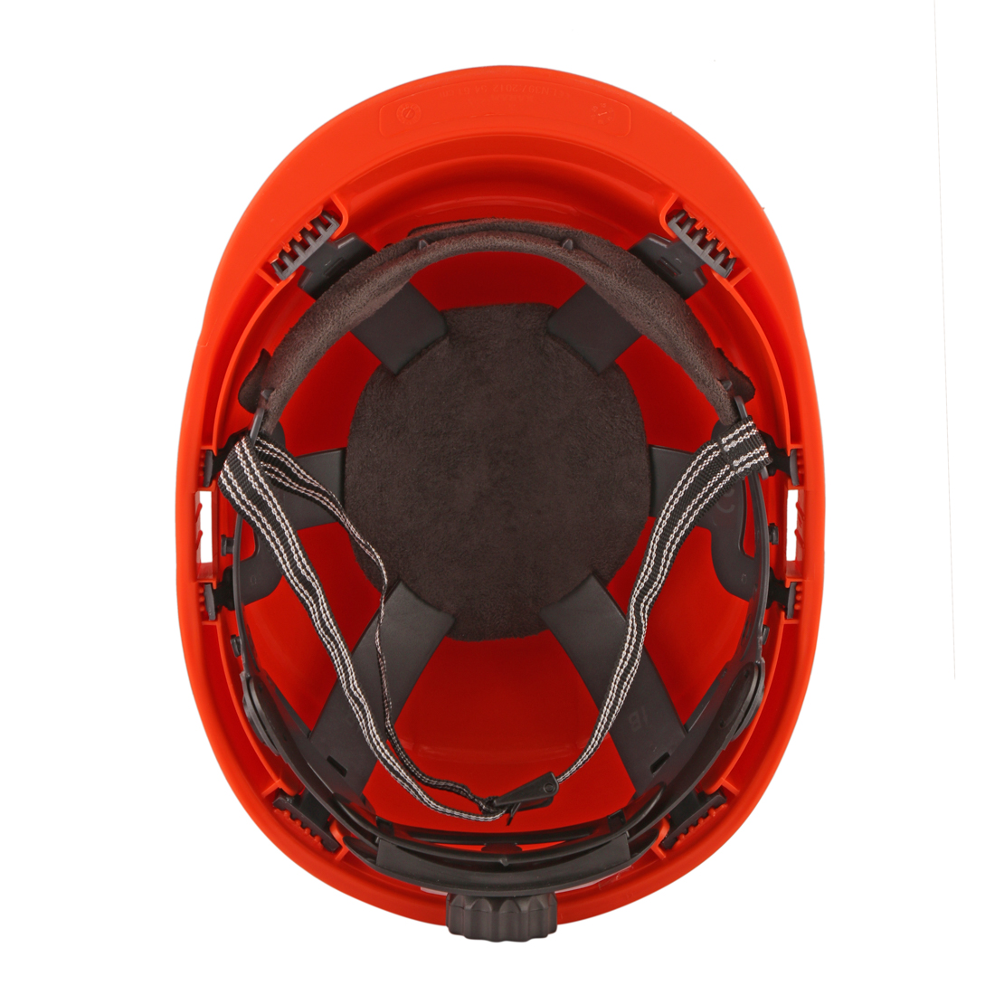 Karam Polypropylene Copolymer Chrome Orange Air Ventilated Safety Helmets PN542_4