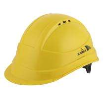 Karam Polypropylene Copolymer Lemon Yellow Air Ventilated Safety Helmets PN542_0