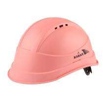 Karam Polyethylene Pink Air Ventilated Safety Helmets PN545_0