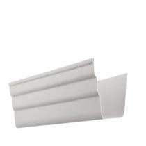 JSW Radiance Corrugated Square 13 ft Off White PPGL Rain Gutter_0